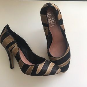 Vince Camuto Animal Print Pony Hair Pumps